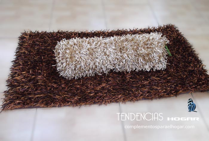 Alfombras de salón, alfombras de habitación, modelo Nuria color crudo