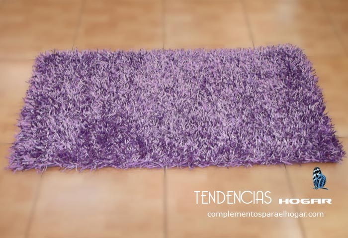 Alfombras de salón, alfombras de habitación, modelo NURIA color malva