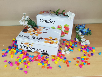 Caja latón rectangular
