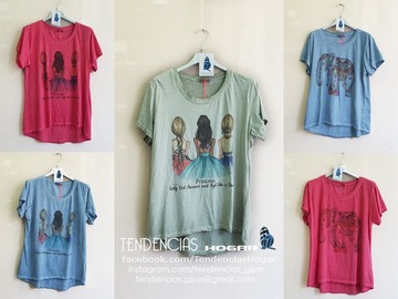 Camiseta manga corta c/dibujo
