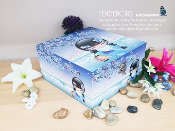 Caja madera chinita