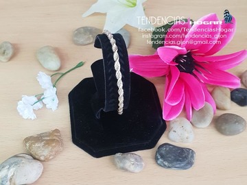 Pulsera cordón rizado