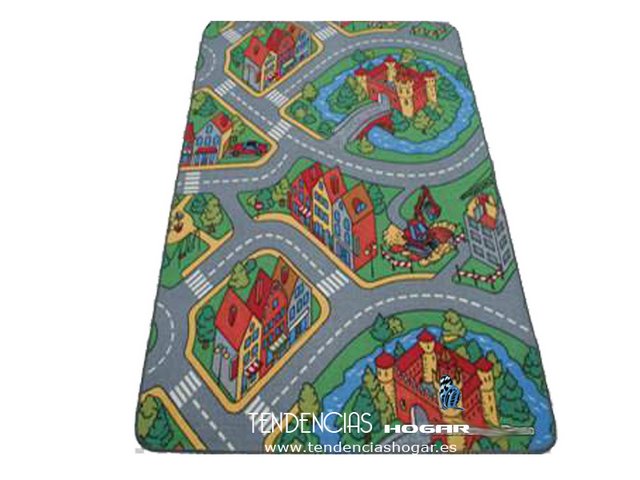 Alfombra infantil Carreteras
