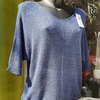 Jersey azul fino
